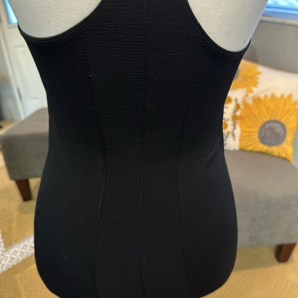 Athleta Stretch Thick Knit Tank Top Black XS - Picture 4 of 11